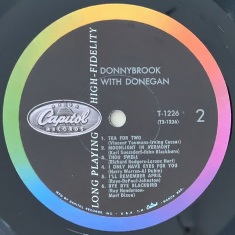 DOROTHY DONEGAN - Donnybrook with Donegan (CAPITOL T1226)