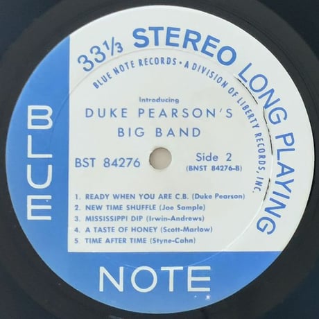 DUKE PEARSON - Introducing Duke Pearson's Big Band (BLUE NOTE BST84276)