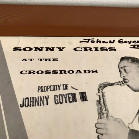 SONNY CRISS - at The Crossroads (PEACOCK PLP91)