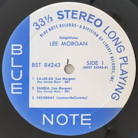 LEE MORGAN - Delightfulee (BLUE NOTE BST84243)