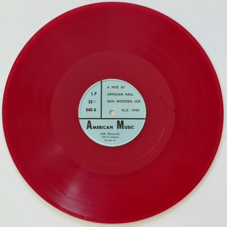 WOODEN JOE'S NEW ORLEANS BAND - A Nite At Artesian Hall (AMERICAN MUSIC LP640)
