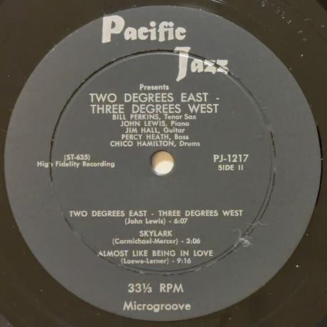 JOHN LEWIS - Grand Encounter (PACIFIC JAZZ PJ-1217)