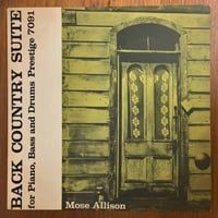 MOSE ALLISON - Back Country Suite (PRESTIGE PRLP7091)
