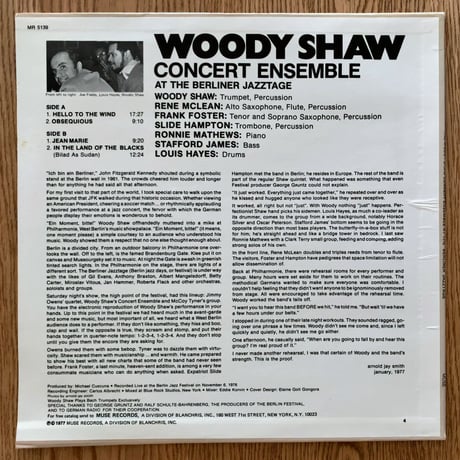 WOODY SHAW - Concert Ensemble (MUSE MR5139)
