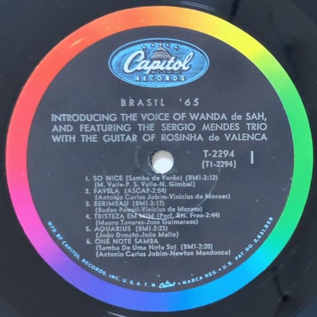 SERGIO MENDES, WANDA de SAH, ROSINHA de VALANCA - Brasil '65 (CAPITOL T2294)