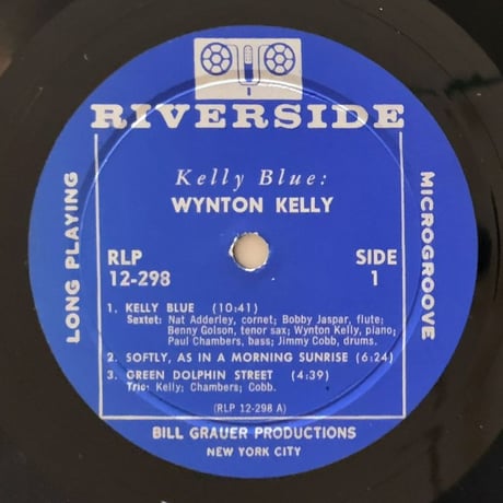 WYNTON KELLY - Kelly Blue (RIVERSIDE RLP12-298)