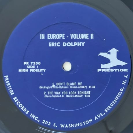 ERIC DOLPHY - In Europe Vol.2 (PRESTIGE PR7350)