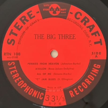 MARTY NAPOLEON - The Big Three (STERE-O-CRAFT RTN108)