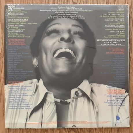 CARMEN McRAE - Can't Hide Love (BLUE NOTE BN-LA635-G)