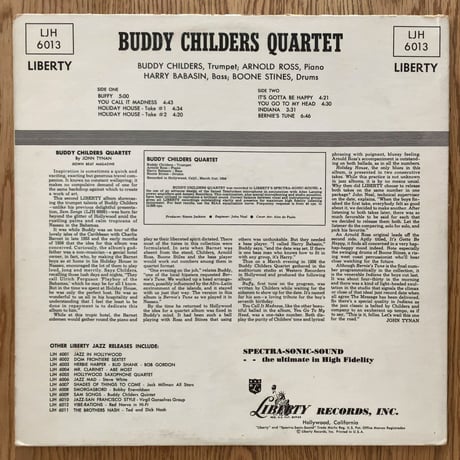 BUDDY CHILDERS - Buddy Childers Quartet (LIBERTY LJH6013)