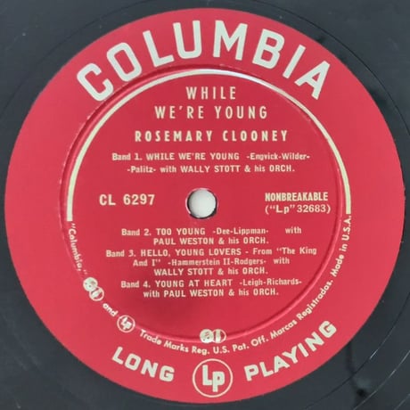 LEE WILEY - While You're Young (COLUMBIA CL6297)