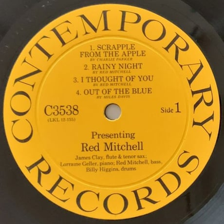 RED MITCHELL - Presenting Red Mitchell (CONTEMPORARY C3538)