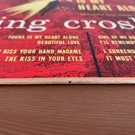 BING CROSBY - Yours Is My Heart Alone (DECCA DL5326)