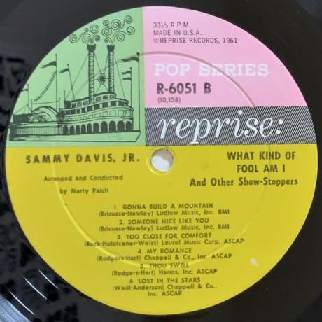 SAMMY DAVIS JR. - What Kind of Fool Am I (REPRISE R-6051)