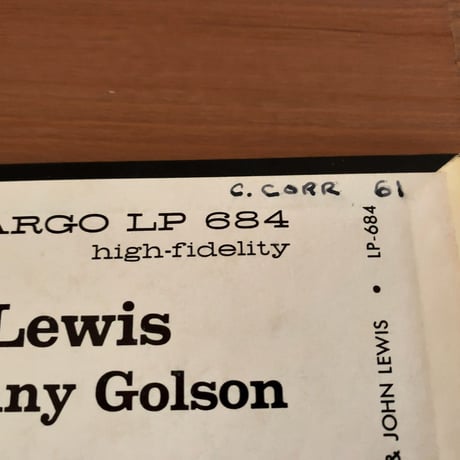 ART FARMER & BENNY GOLSON - The Jazztet & John Lewis (ARGO LP684)