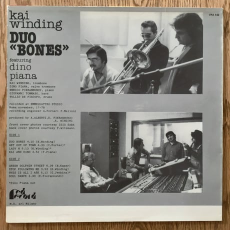 KAI WINDING feat. DINO PIANA - Duo Bones (RED VPA143)