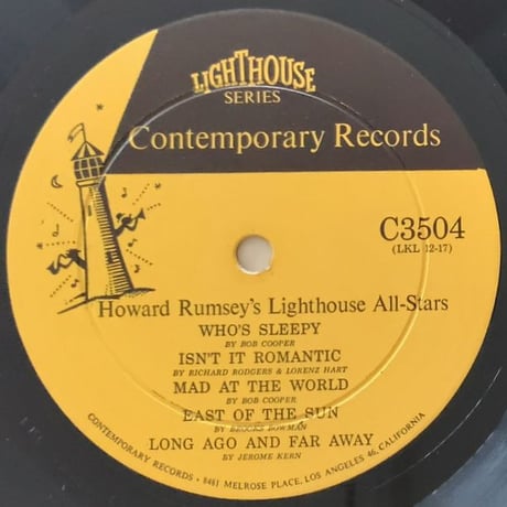 HOWARD RUMSEY - Lighthouse All-Stars Vol.6 (CONTEMPORARY C3504)