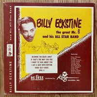 BILLY ECKSTINE - The Great Mr. B and His All Star Band (DELUXE/KING LP265-12)