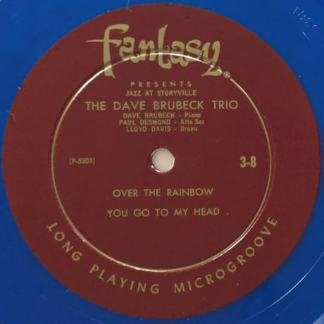 DAVE BRUBECK - Jazz at Storyville (FANTASY 3-8)