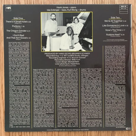 HANK JONES - Have You Met This Jones ? (MPS 0068.195)
