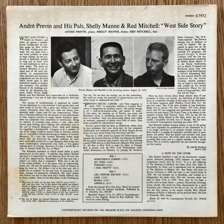 ANDRE PREVIN - West Side Story (CONTEMPORARY S7572)