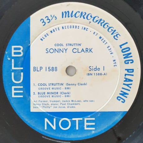 SONNY CLARK - Cool Struttin' (BLUE NOTE BLP1588)