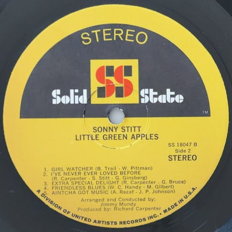 SONNY STITT - Little Green Apples (SOLID STATE SS18047)