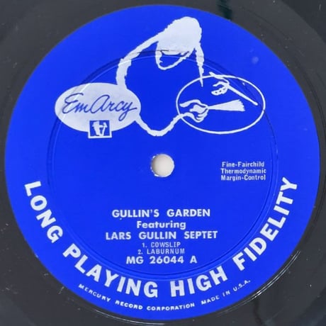 LARS GULLIN - Gullin's Garden (EMARCY MG26044)