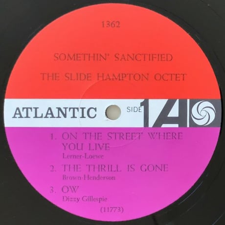 SLIDE HAMPTON - Somethin' Sanctified (ATLANTIC 1362)
