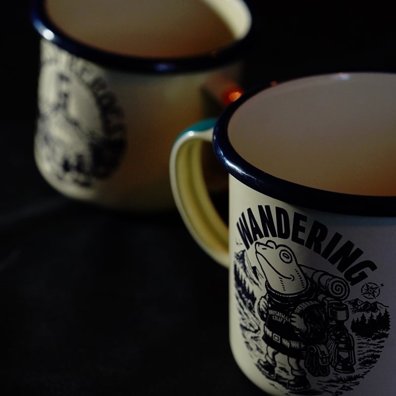 WANDERINGホウロウマグカップ 8cm｜約350ml | Forest Heroes