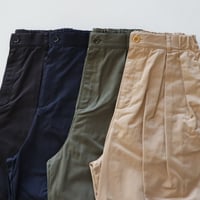 universal tissu コットンリネンタックパンツ