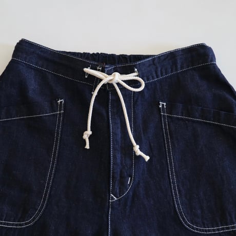 caqu FSリネンイージーワイドパンツ