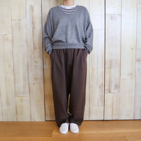 TISSU W100%ルマーノツイルタックパンツ