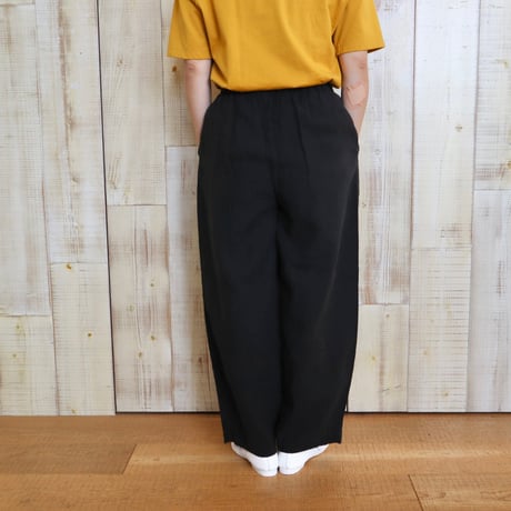 TRAVAIL MANUEL フレンチリネンキャンバスコクーンパンツ