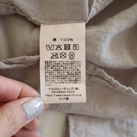 ARMEN utilityレギュラーカラーシャツ