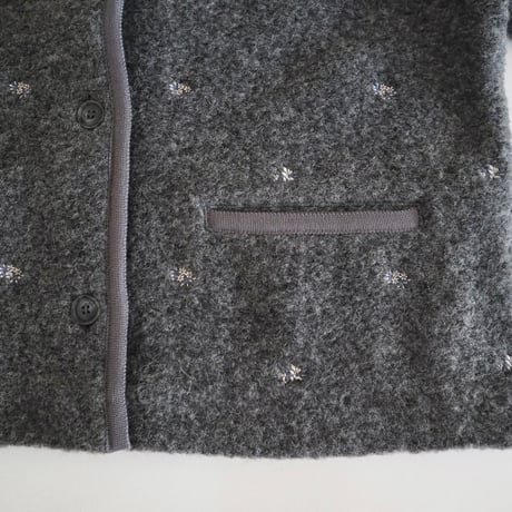 U PHORICA ウール刺繍ジャケット