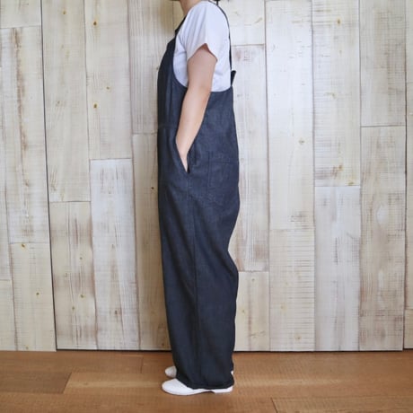 caqu シンプルサロペット