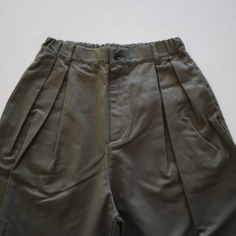 universal tissu コットンリネンタックパンツ