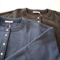 FABRIQUÉ en planéte terre スナップボタンスウェットカーディガン