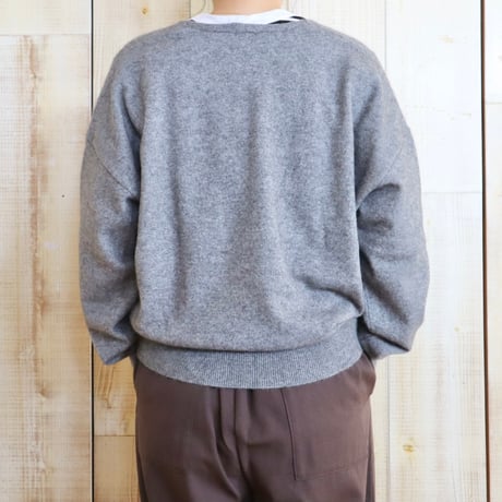 ichi raccoon Vネックプルオーバー