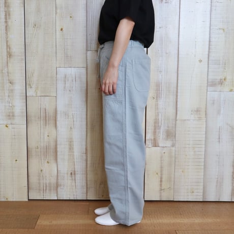 caqu カラーローンイージーワイドパンツ