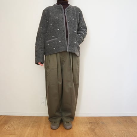 U PHORICA ウール刺繍ジャケット
