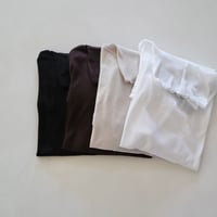TISSU シアーハイツイストフライス タートルネックプルオーバー