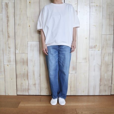 TRAVAIL MANUEL ミディ天竺カービープルオーバー