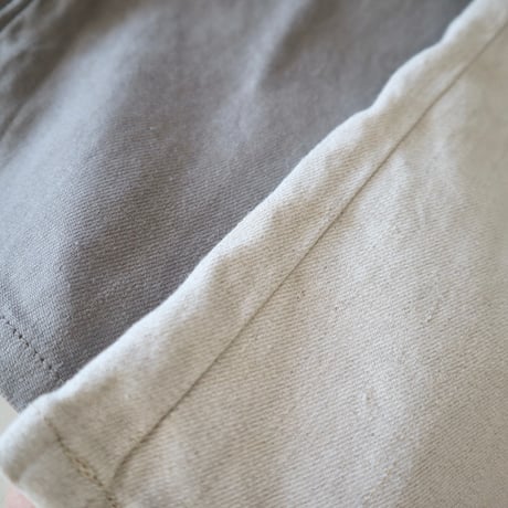 caqu リネンストレッチワイドパンツ