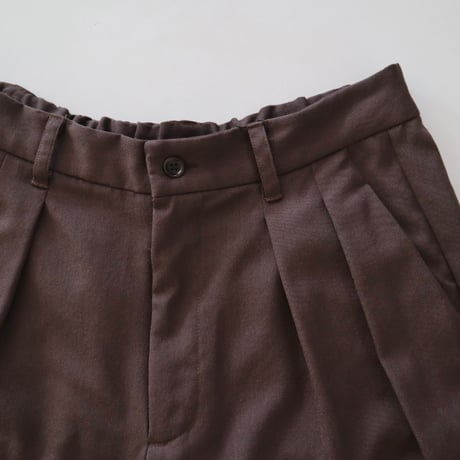 TISSU W100%ルマーノツイルタックハーフパンツ