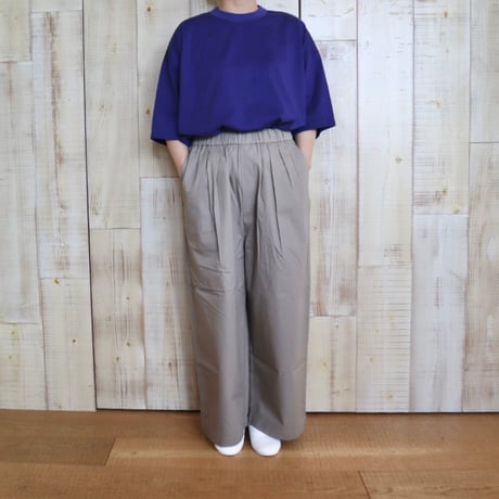 maison de soil 2タックワイドイージーパンツ