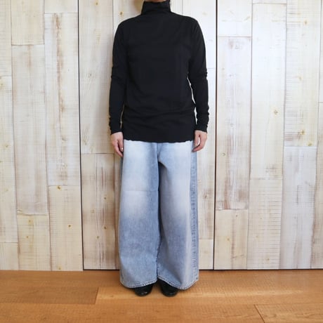 ichi メロータートルネック長袖Tシャツ