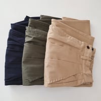 TISSU コットンリネンタックテーパードパンツ