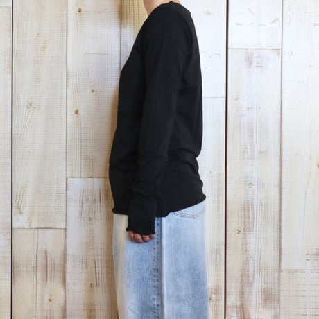 ichi メロークルーネック長袖Tシャツ